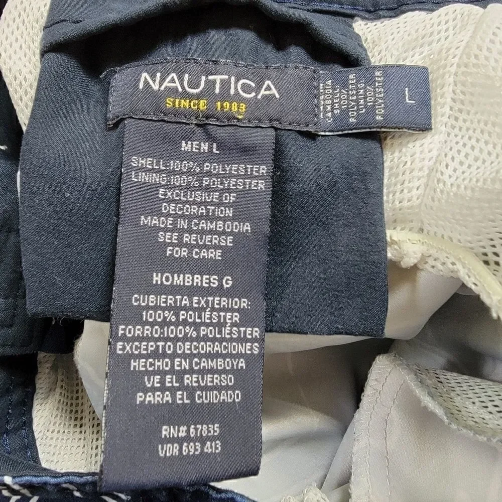 NAUTICA BLUE SWIM TRUNKS